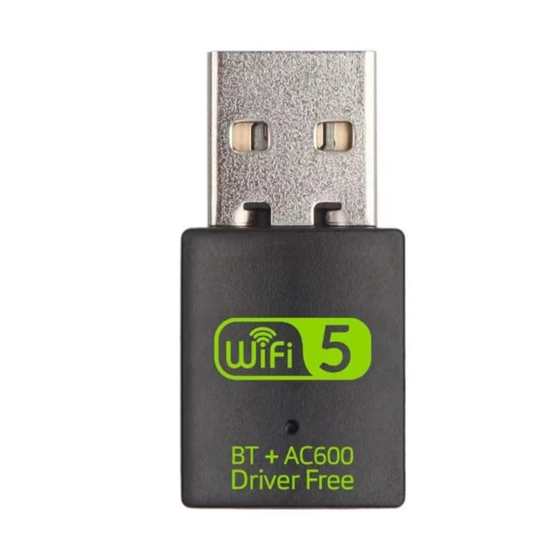 Wireless  Card USB Wifi Adapter BT+AC600 Mini USB WLAN Dongle 600Mbps