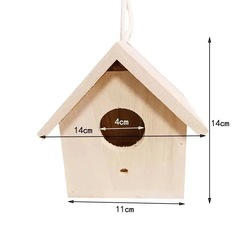بيوت الطيور للتخليص الخارجي مع بيت الطيور الخشبي القطبي للخارج معلق فناء الحديقة ديكور للطائر الطنان العصفور