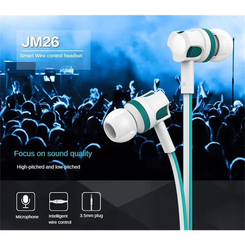 Portable Audio And Video Equipment Noise Reduction In-ear Clear Sound Quality Headset With Microphone Consumer Electronics Wired