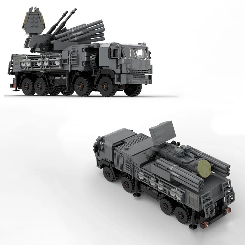 MOC City Military Truck Transport Vehicle System Model Building Block Assembly Track Combat Vehicle Boy Collection Birthday Gift