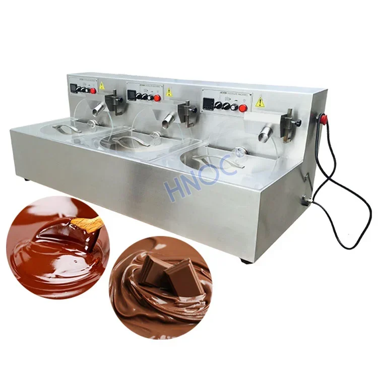 Spray Continuous Pour Cover 5kg Mould 15kg Mini Tempereuse a Chocolat Melt Chocolate Temper Machine