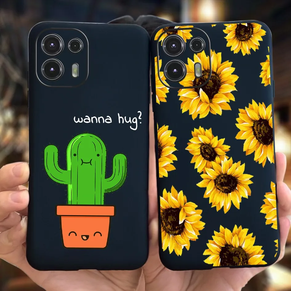 For Moto Edge 20 Lite Case For Motorola Edge 20 Lite Pro Fusion Cover Stylish Sunflower Soft Phone Funda For Moto Edge 2021 Etui