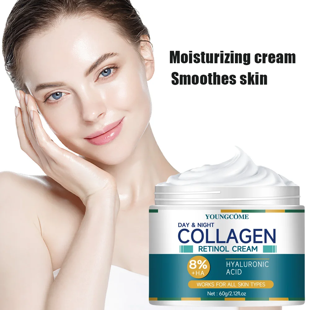 

Retinol Cream Hyaluronic Acid Skin Care Anti-Wrinkle Moisturizing Anti-Aging Night Shrink Pores Whitening Smooth