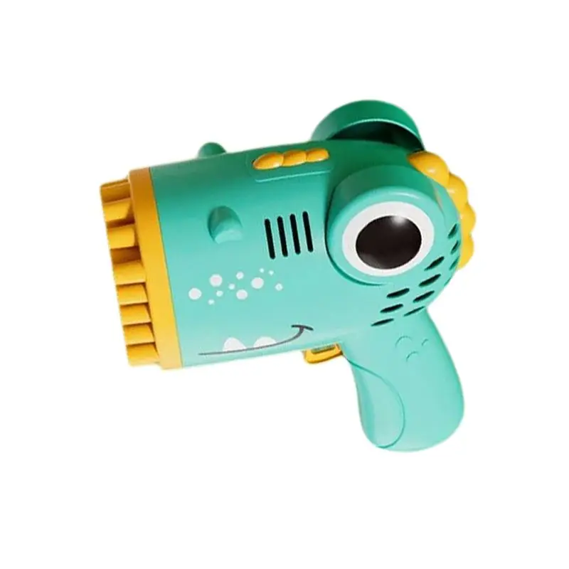 ABWE-40 Holes Dinosaur Bubble Handheld Fully Automatic Bubble Machine Without Battery And Bubble Water For Kids Gift Money