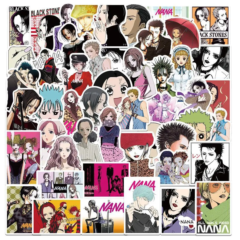 50pcs Classic Japanese Girl Anime NANA Stickers Personalized