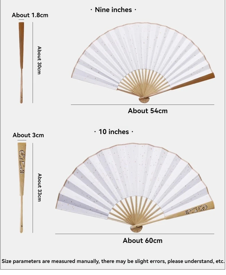 Fan Custom Drawing logo Ancient Style Folding Fan Man Handwriting Chinese Style Gift Birthday Dance Fan Paper hiqh quality