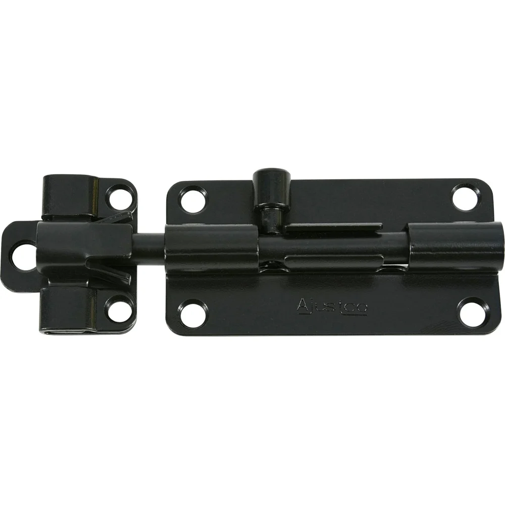 4 Inch Adjustable Outdoor Barrel Bolt Security Lock Stylish Design Easy Installation Lightweight Doors Cabinets Windows