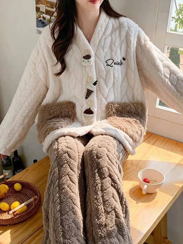 vetements-de-nuit-pour-femmes-en-polaire-corail-epaisse-a-manches-longues-pour-la-maison-style-feminin-vetements-d'interieur-d'hiver-chauds-et-confortables