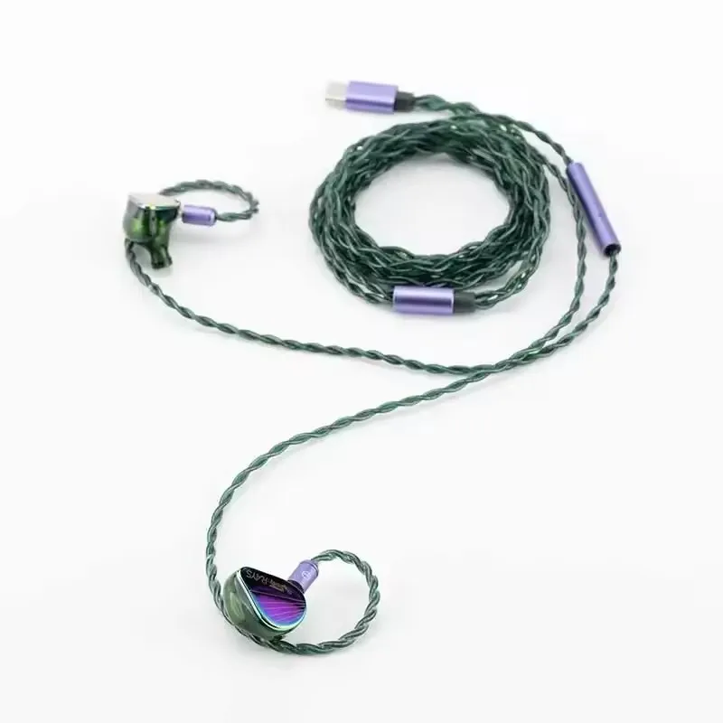 MOONDROP RAYS Professionelle Gaming-In-Ear-Monitore 1DD + 1Planar Hybrid-Treiber Kopfhörer USB-C DSP 0,78 mm kabelgebundene Kabel HiFi-Ohrhörer