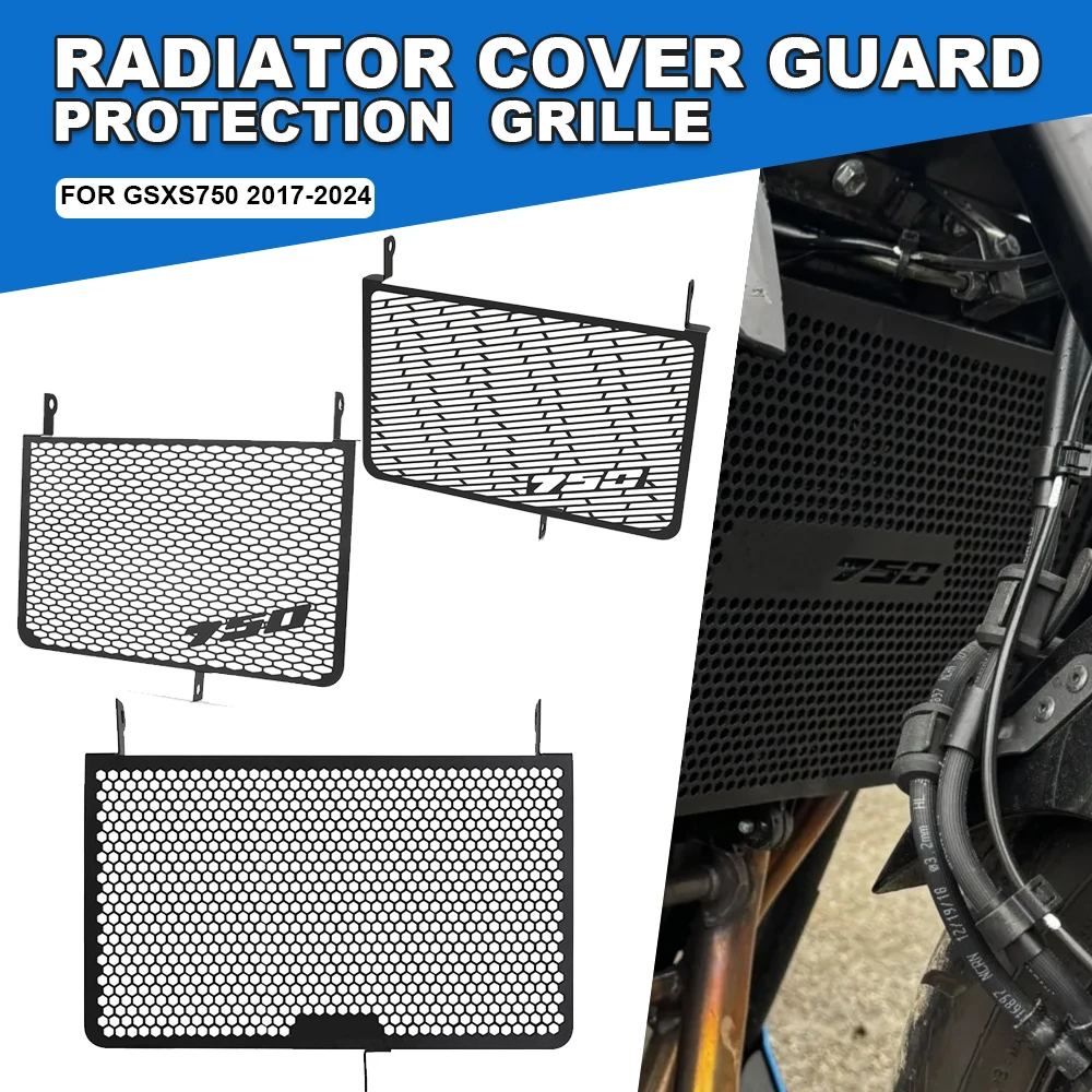 

For Suzuki GSX-S750 GSX S GSXS7 750 2017-2021 2022 2023 2024 Motorcycle Radiator Grille Guard Cover Fuel Tank Protection GSXS750