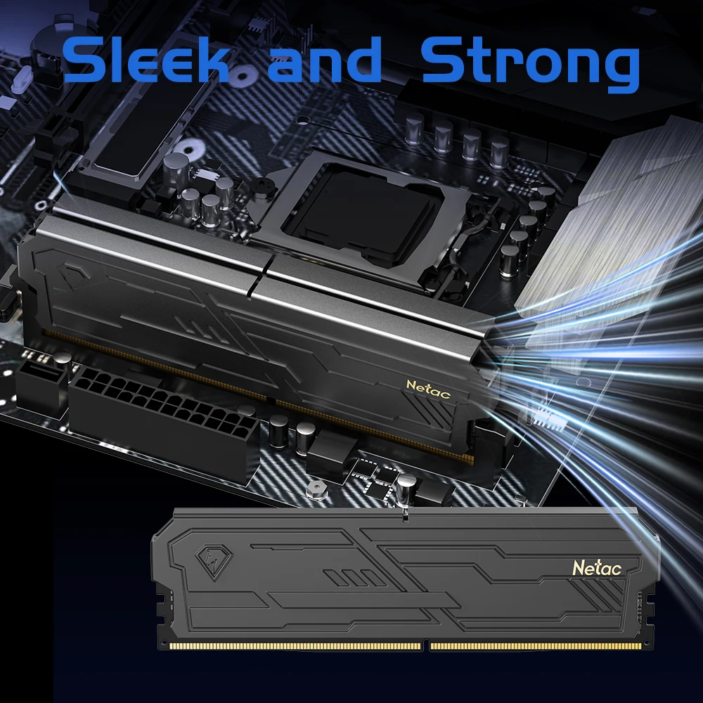Netac Memory Ram DDR4 3200MHz 3600MHz Dual Channel 8GB 16GB DDR4 XMP2.0 Memory 288Pin UDIMM with Heatsink for Desktop image 6