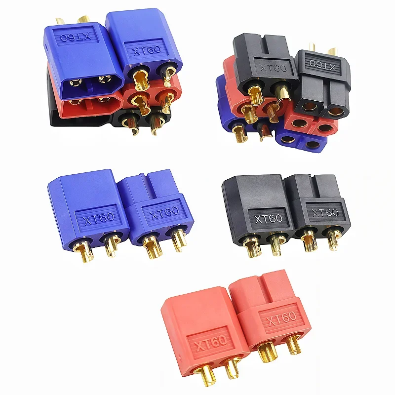 5/10PCS XT60 Connector XT60 Male Female Bullet Connectors Power Plugs for RC Lipo Battery Motor XT60 Drone Connectors