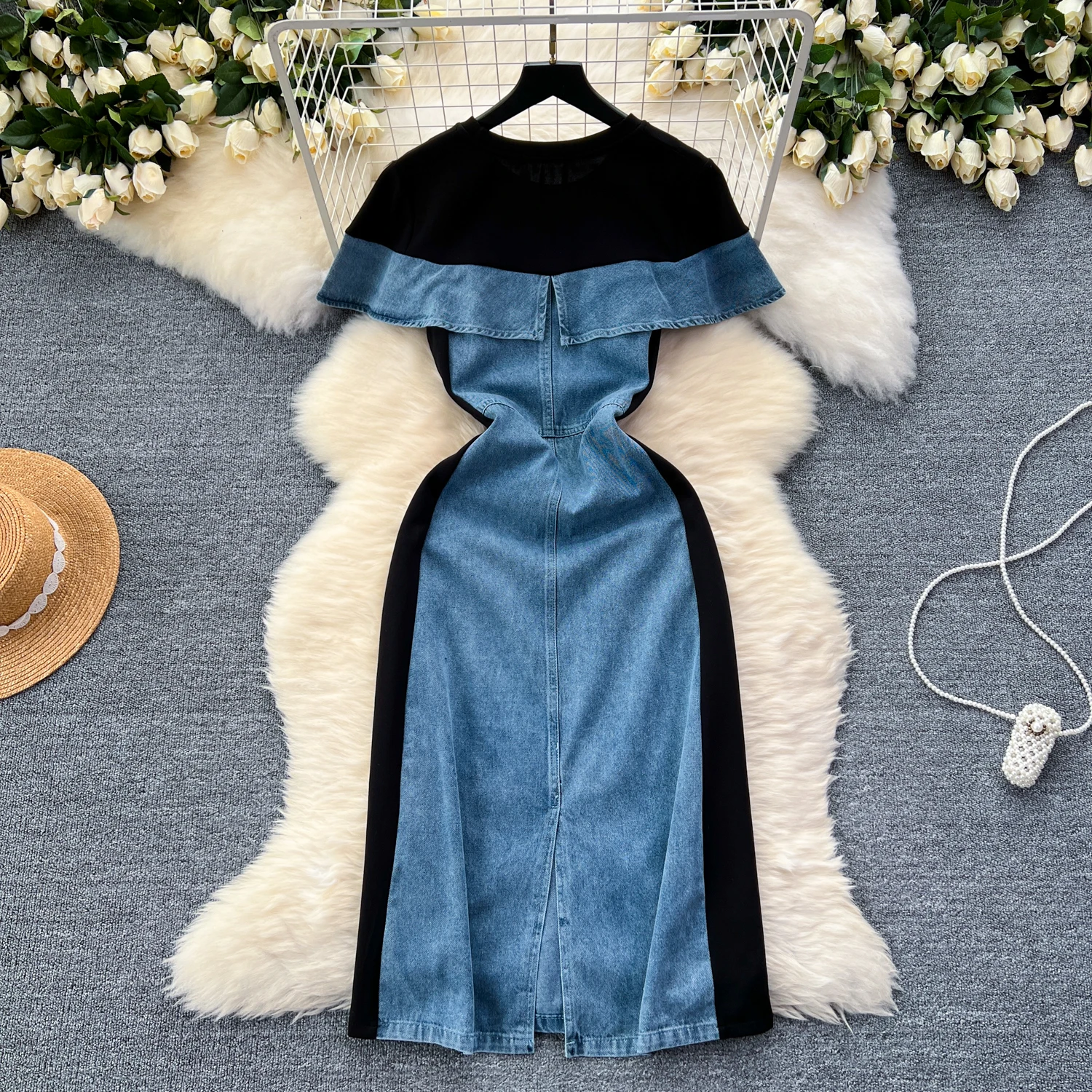 Elegant Sexy High Waist Short Sleeves Dress Vacation Ruffle PATCHWOR cow Slim Women Party Hip Wrap dresses