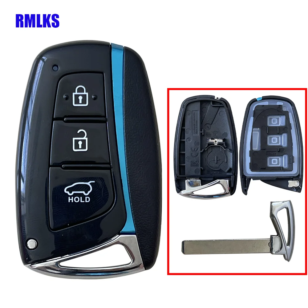 Replacement Key Shell Fit for Hyundai Genesis 2013-2015 Santa Fe Equus Azera Remote Control Parts Car Accessories