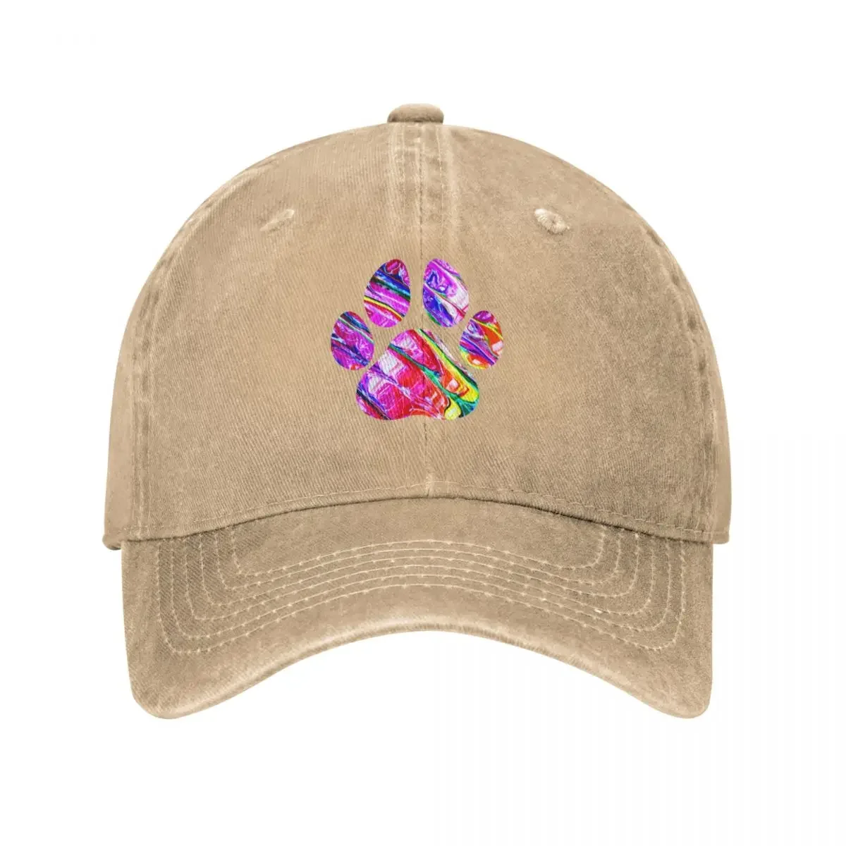 Paw Print Baseball Cap New Hat Beach Outing Male Women's