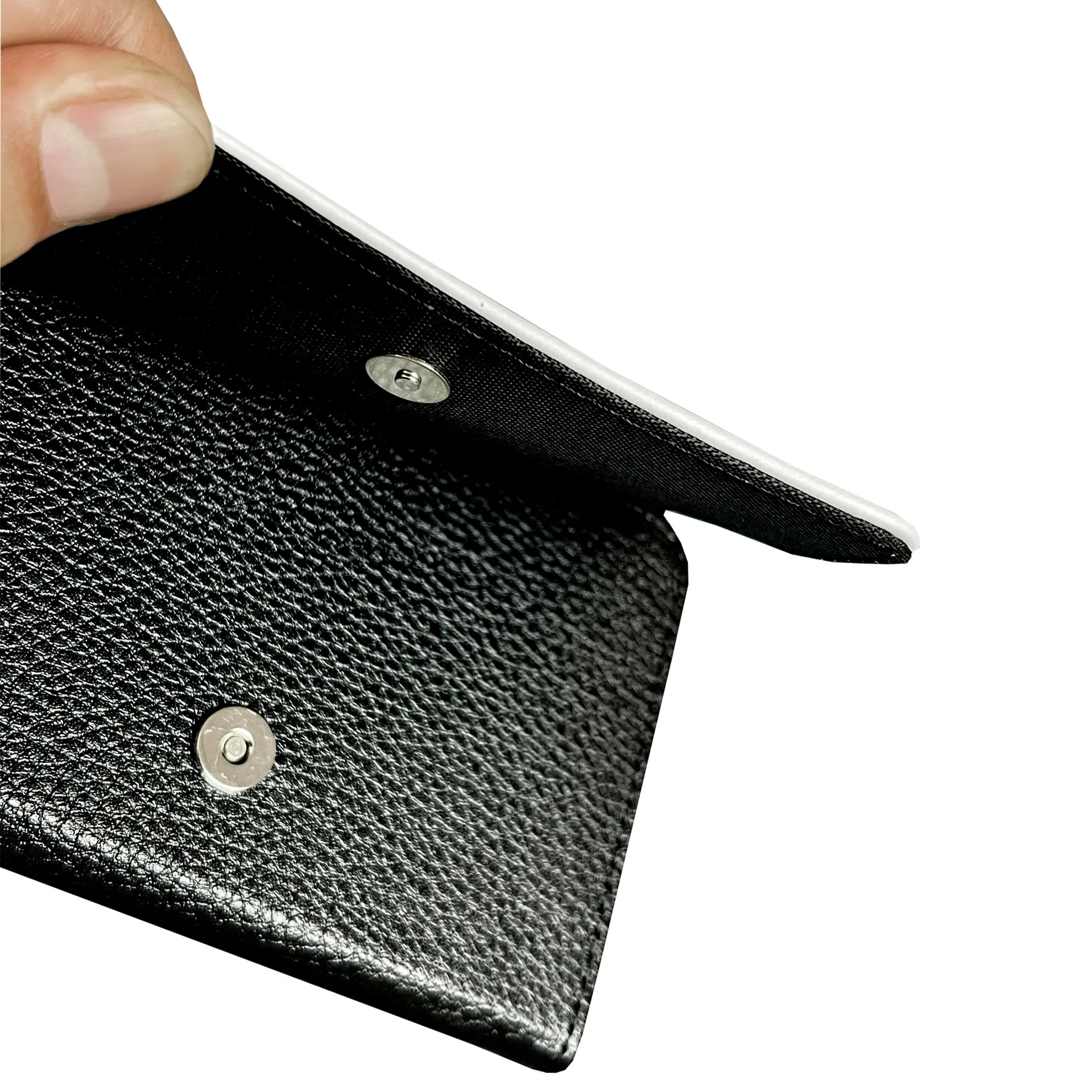 Wholesale Thermal Sublimation Blank Triple Fold Small Men\'s Blank Wallet Thermal Transfer Printing Simple Card Case Card Sleeve