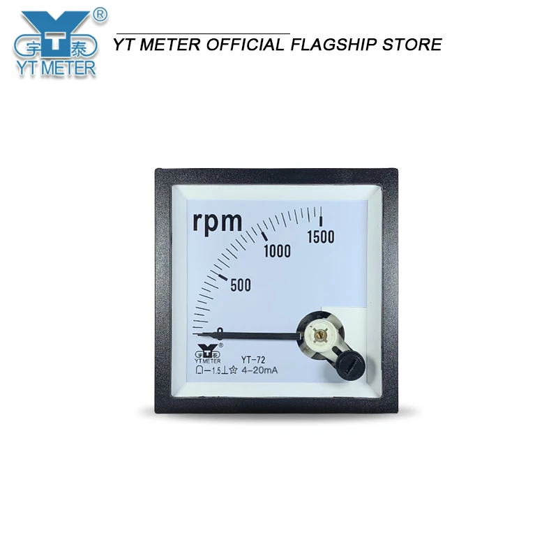 CP72 4-20MA pointer tachometer 750r/min1000rpm1500 RPM inverter dh72YT72