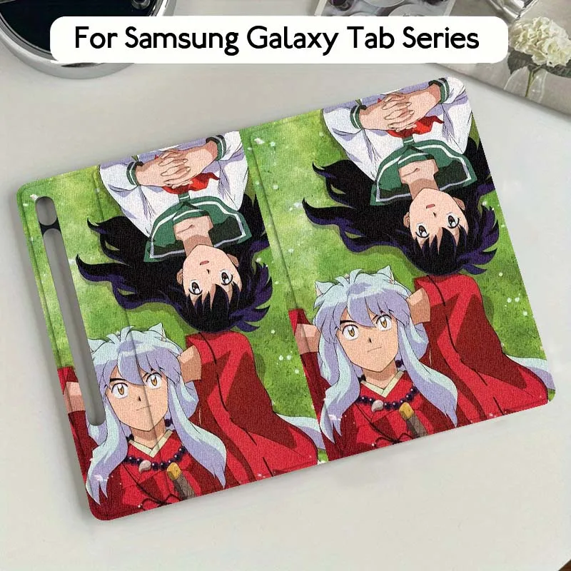 

Inuyasha Popular Anime Art For Samsung Galaxy Tab S9 S10 S6 S7 S8 FE Plus Lite Inch Foldable Cover Tablet Case