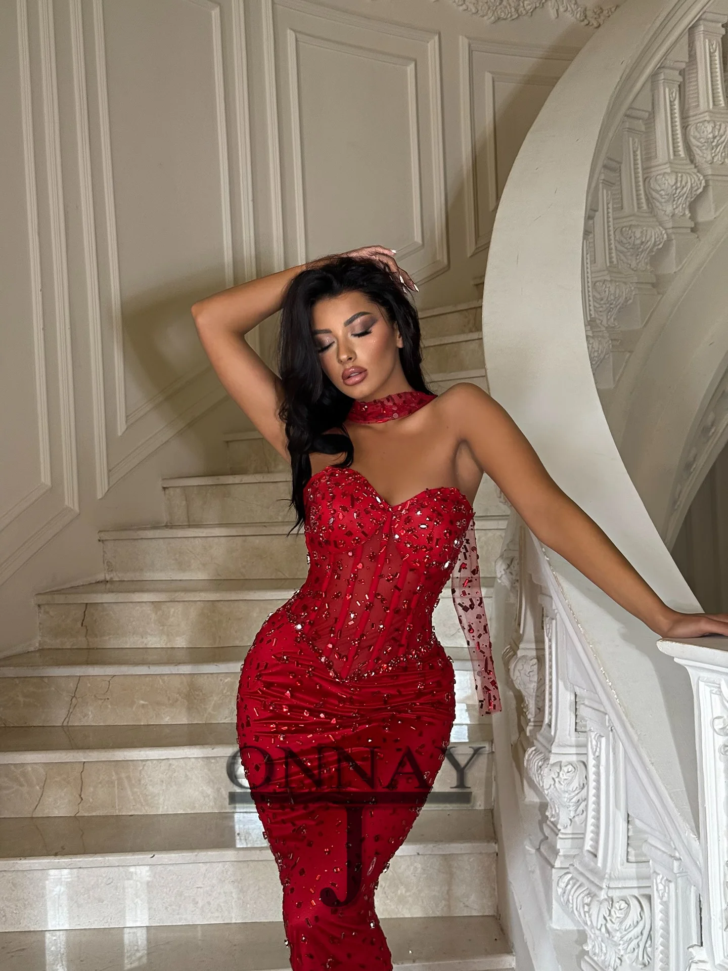 

Роскошные платья для выпускного вечера с кристаллами по индивидуальному заказу, корсет для женщин, милая иллюзия, Саудовская Аравия, гала-концерт, Vestidos De Fiesta