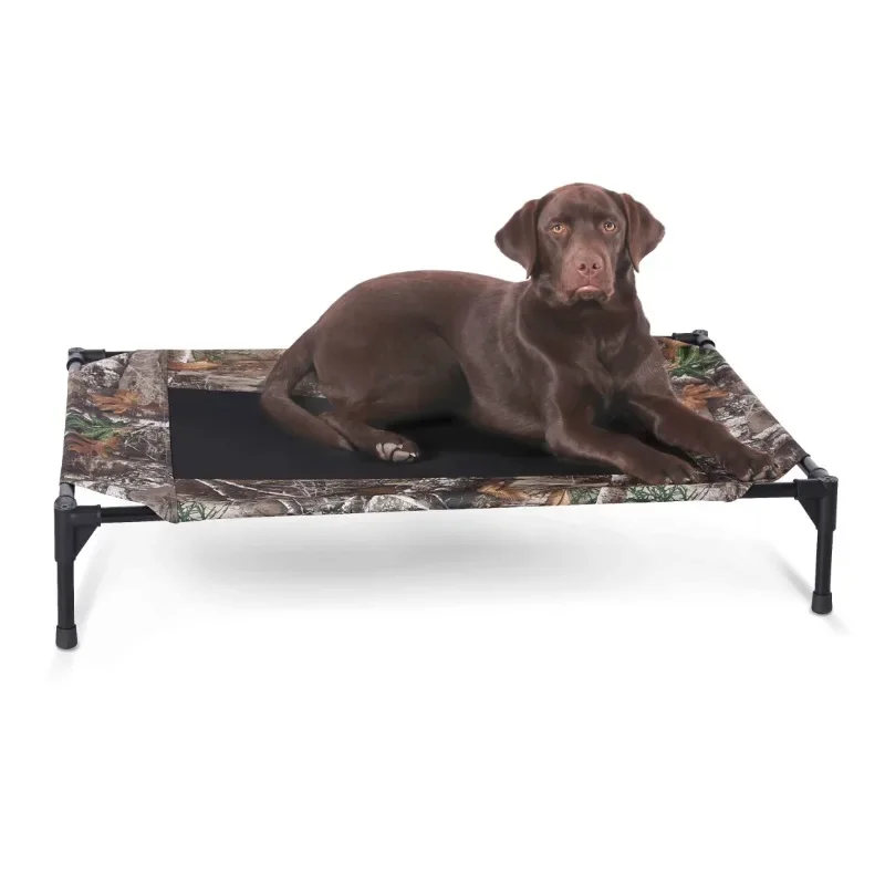 

NEW Original Pet Cot Elevated Dog Bed Edge Camo/Black Mesh Large 42 X 30 X 7 Inches-Guaranteed Authentic