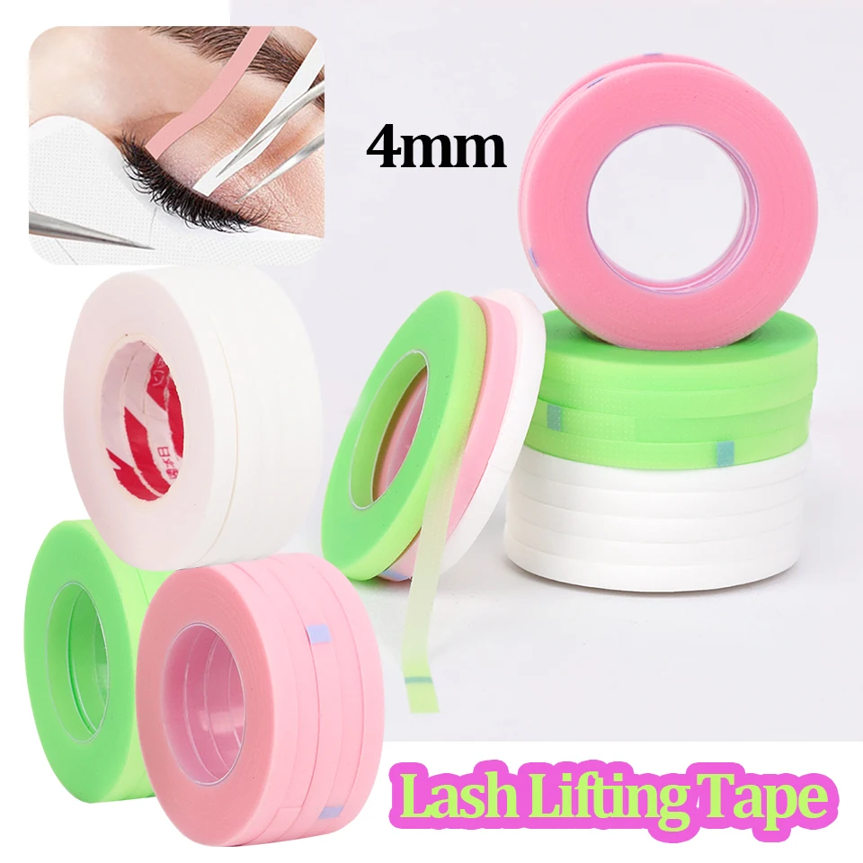 5/10 Roll Eyelash Lifting Tape Breathable Lash Anti-allergic Eye Patch Perming Narrow Adhesive Tape 4mm Eyelid Sticker Lift Tool