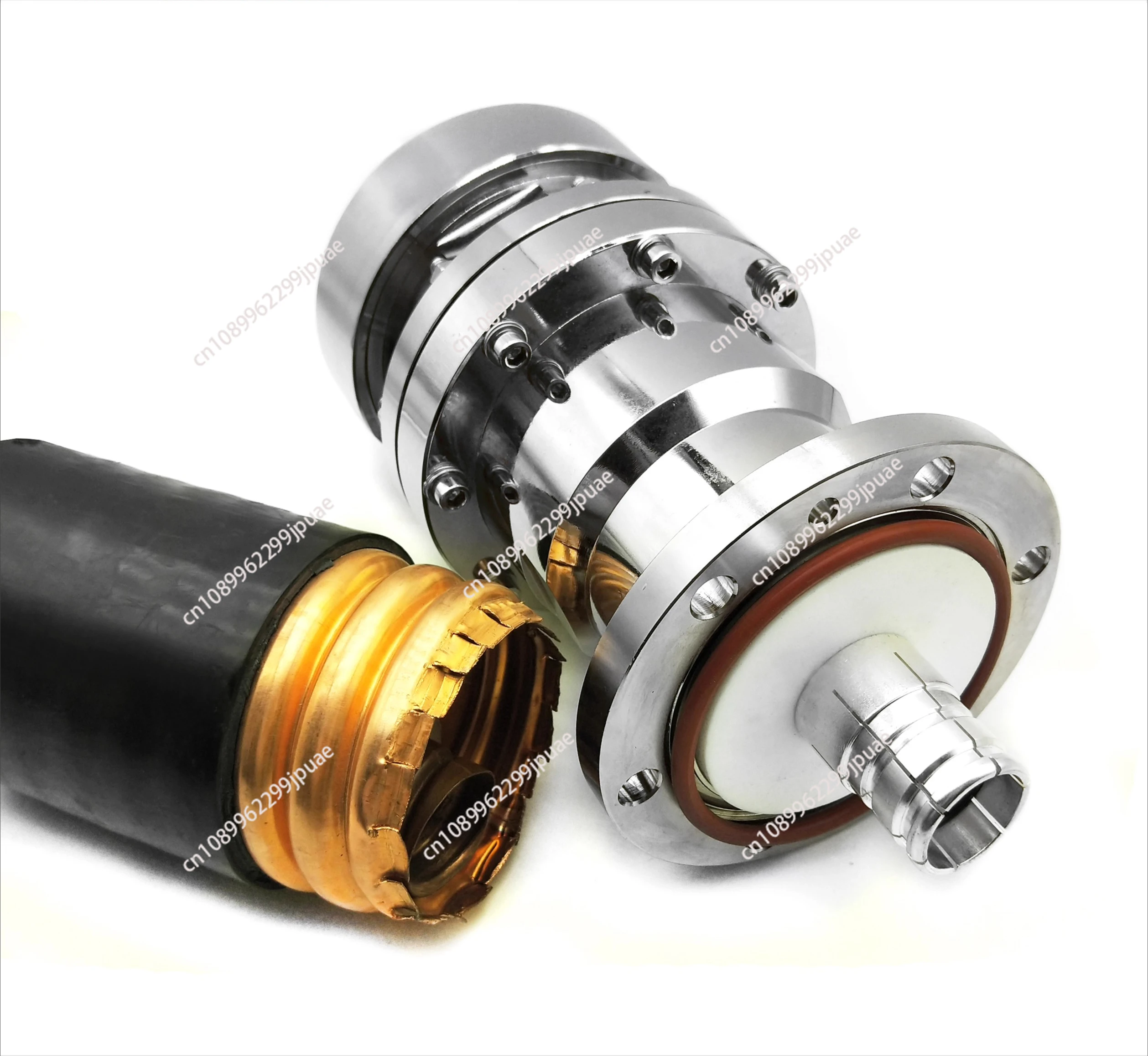 

RF coaxial EIA adapter 3-1-8 ELA flange IF110 connection, with 3-1-8 cable