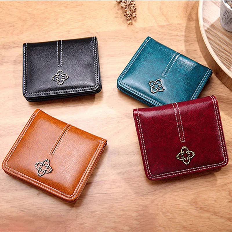 Fashion Women's	Wallets Zipper	Coin	Bag for Women Mini Wallet Luxury Designer PU Leather Card Holder Purses Ladies	Gifts