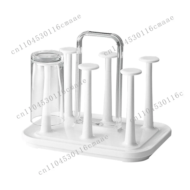 Suitable for drain cup holder, household tray, plastic shelf, water cup hanger