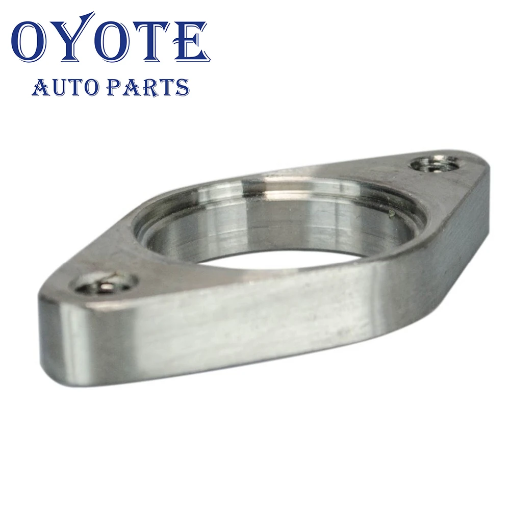 OYOTE   38mm Wastegate Stainless Steel 2 Bolt FLANGE Dump Pipe Discharge Inlet