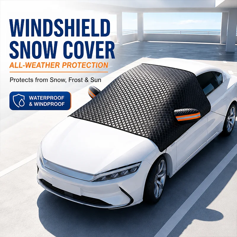 SEAMETAL Car Windshield Sun Shade Cover Snow Shield Protector Universal Front Window Snow Cover Outdoor Thickened Car Sunshade