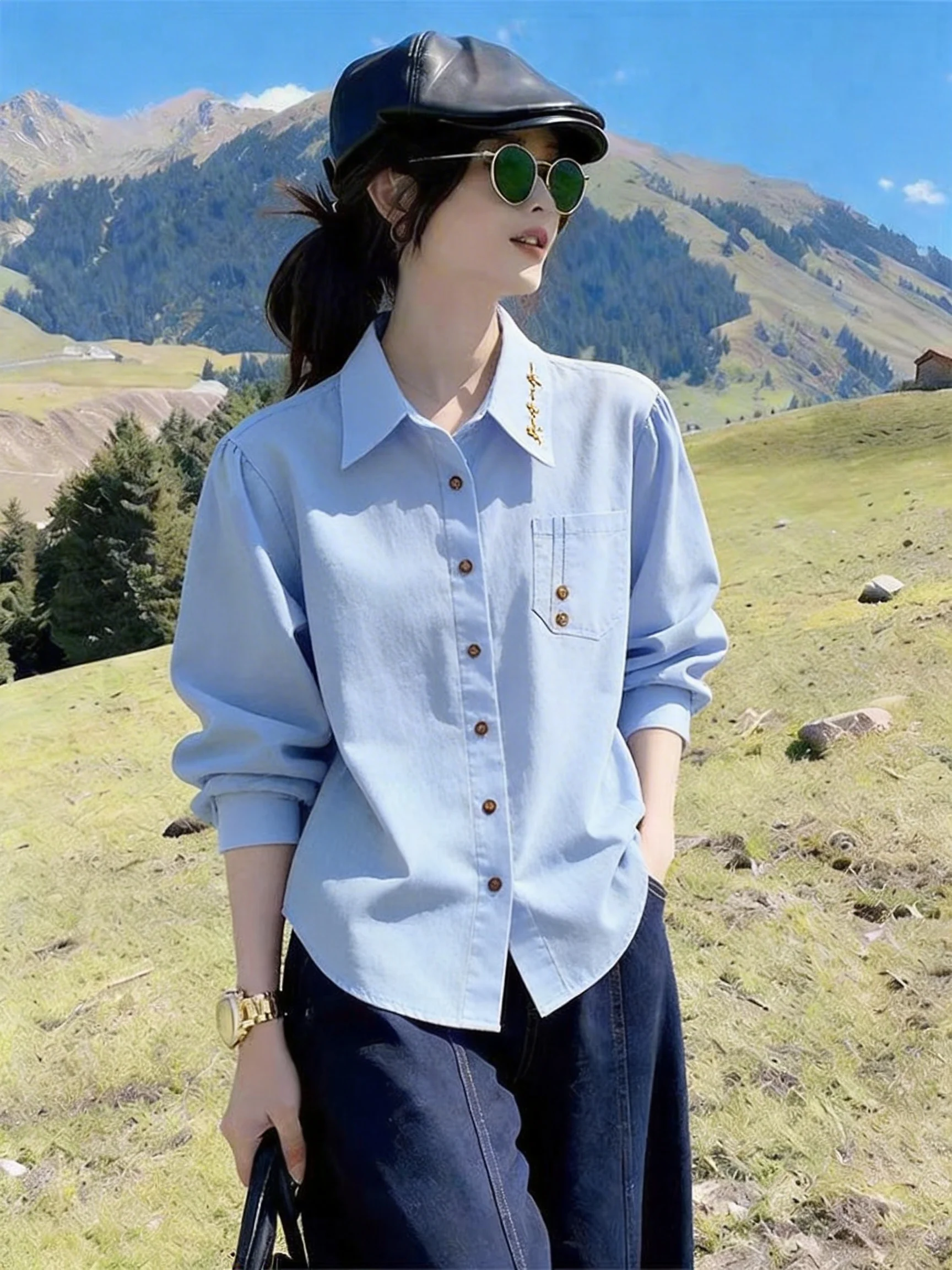 High Quality Milk Apricot Colo - đánh giá và giá Embroidery Cardigan