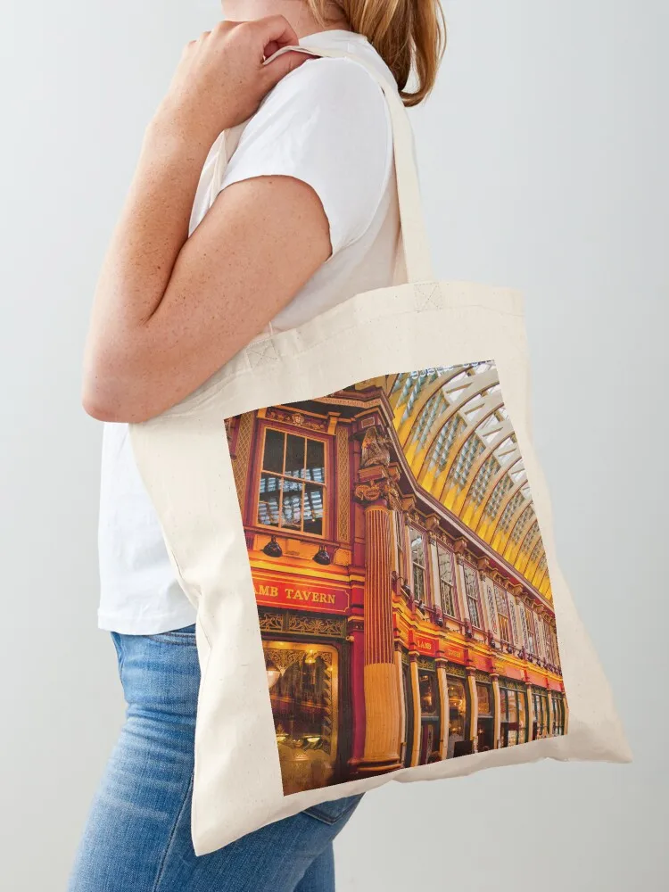 

Leadenhall Market City of London England Tote Bag Portable shopping bag Shopper bag tote bags aesthetic foldable reusable