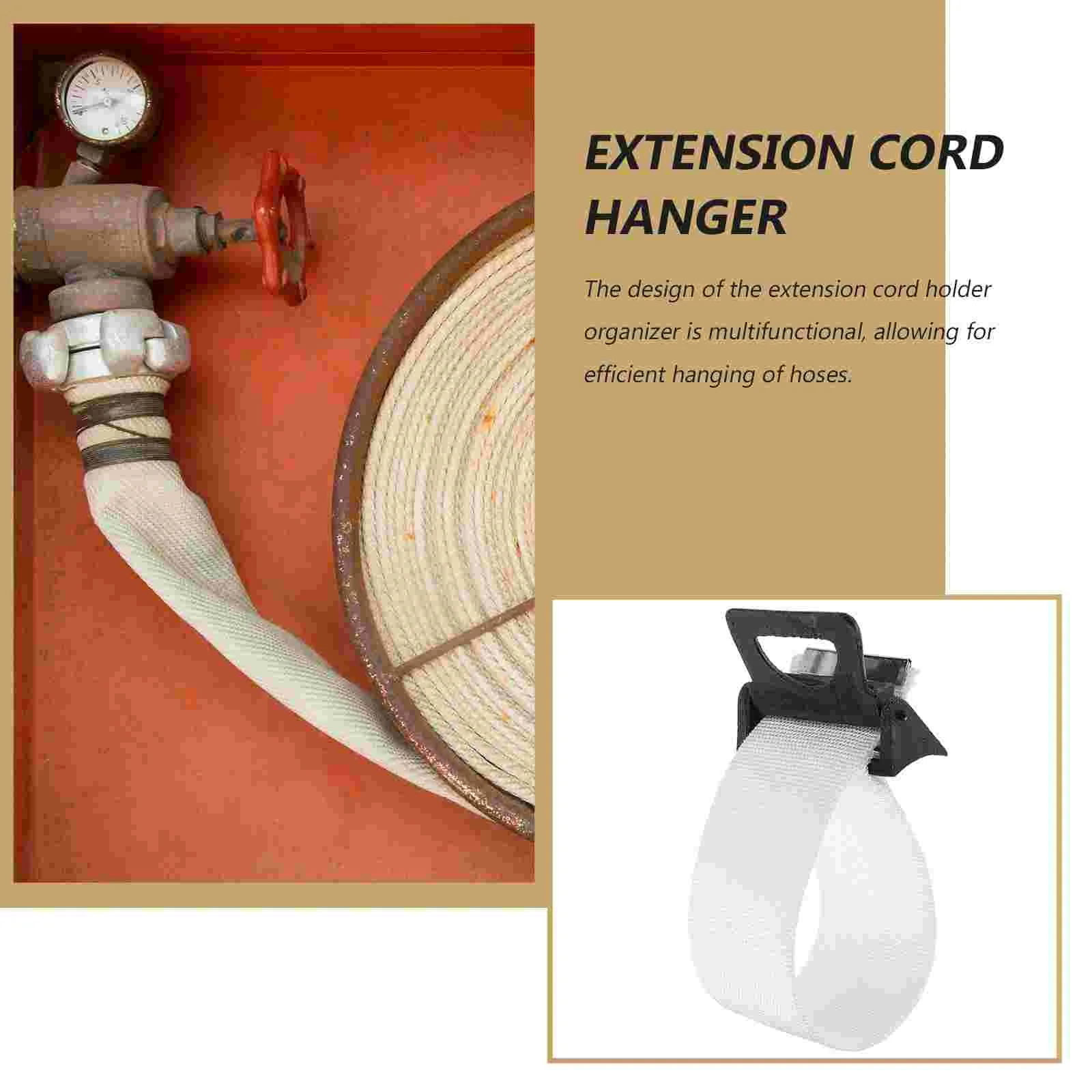 Fire Equipment Hook Extention Cord Workshop Accessories Extension Hanger Organization Hose Strap up