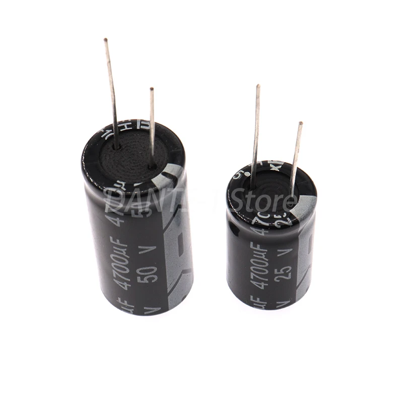 Direct plug aluminum electrolytic capacitor 4700UF 16v 25V 35V 50V volt temperature resistance 105 degrees 20%