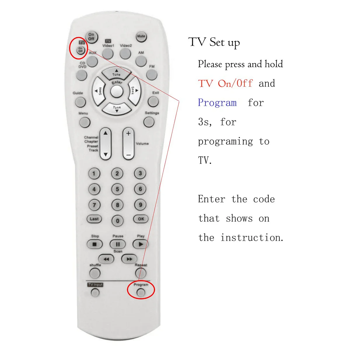 Replacement Remote for Bose 321 Series I Audio/Video AV Receiver [Work with Series I Of Bose 321 ONLY]