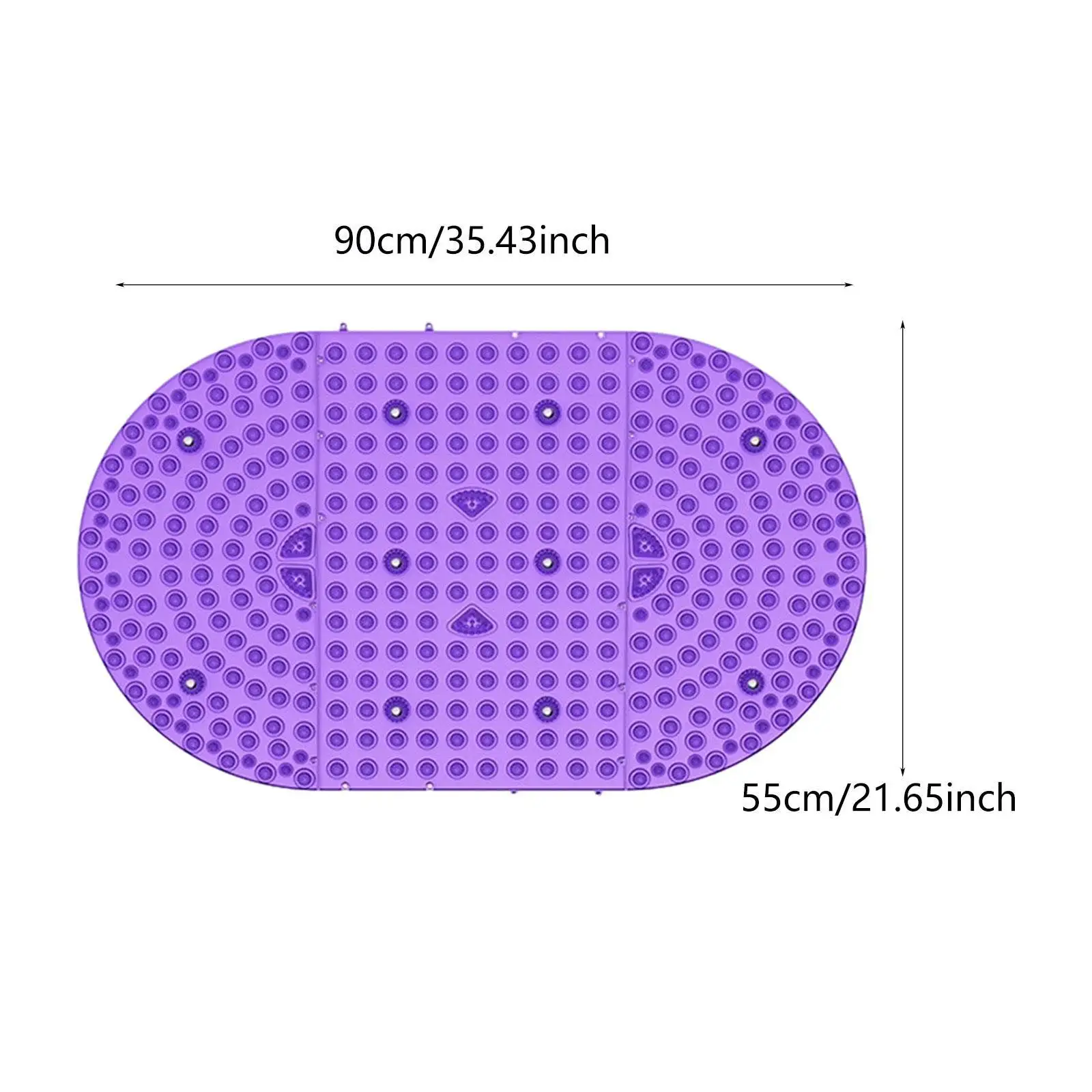Tappetino per massaggiatore plantare Tappetino per riflessologia Piedi antiscivolo Rilassamento Tappetino per digitopressione Tappetino per massaggio per la casa Soggiorno Fitness Palestra