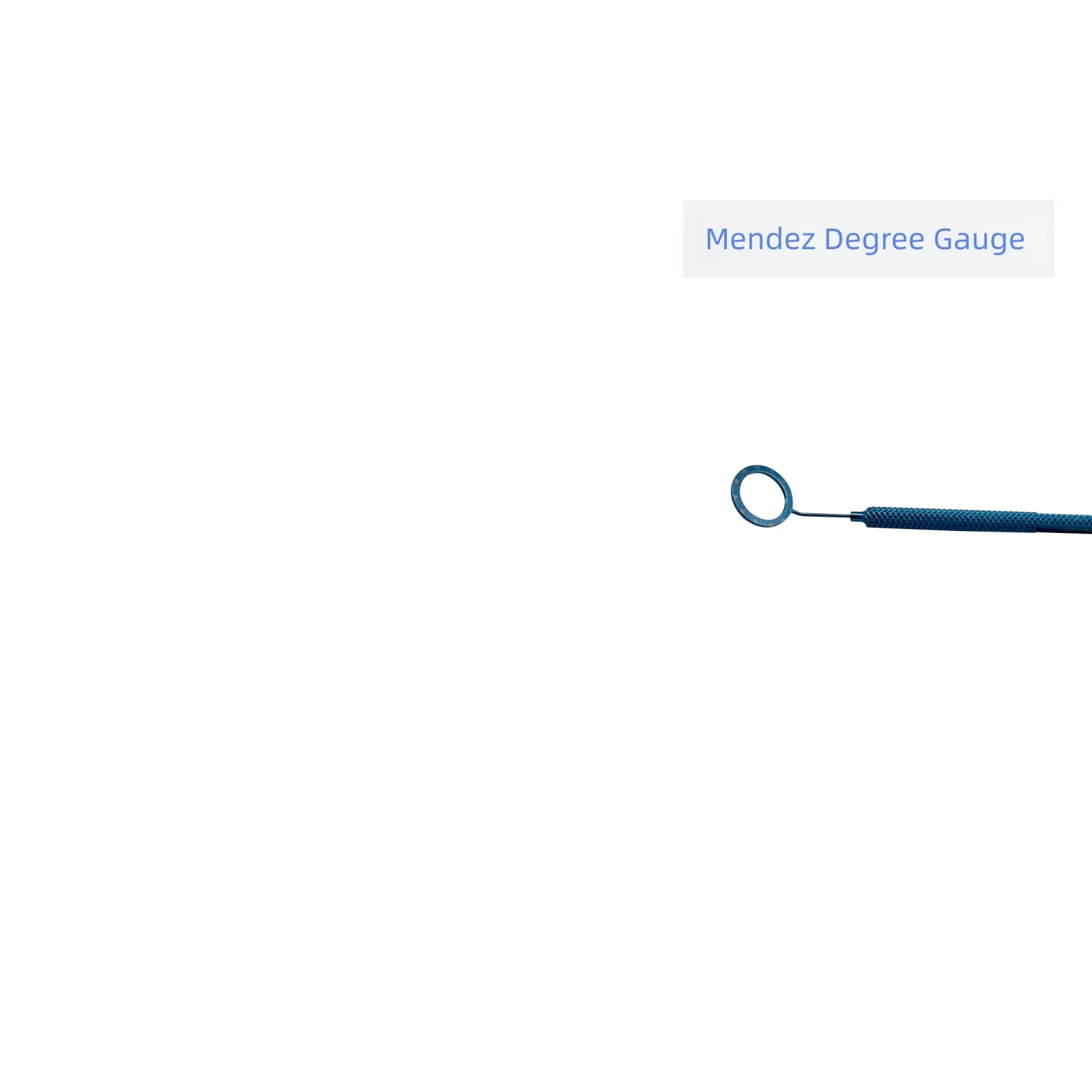 Mendez Degree Gauge Ophthalmic Eye Surgical Instrument Stainless Steel Corneal Marking Measuring Gauge Tool