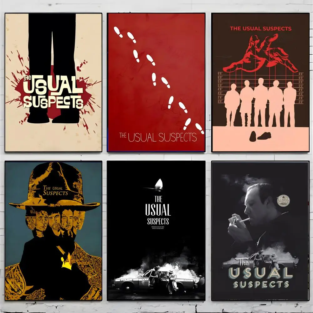 movie crime T-The Usual Suspects Poster Superior Home Space Pub Indoor Decorative Art & Home Decor