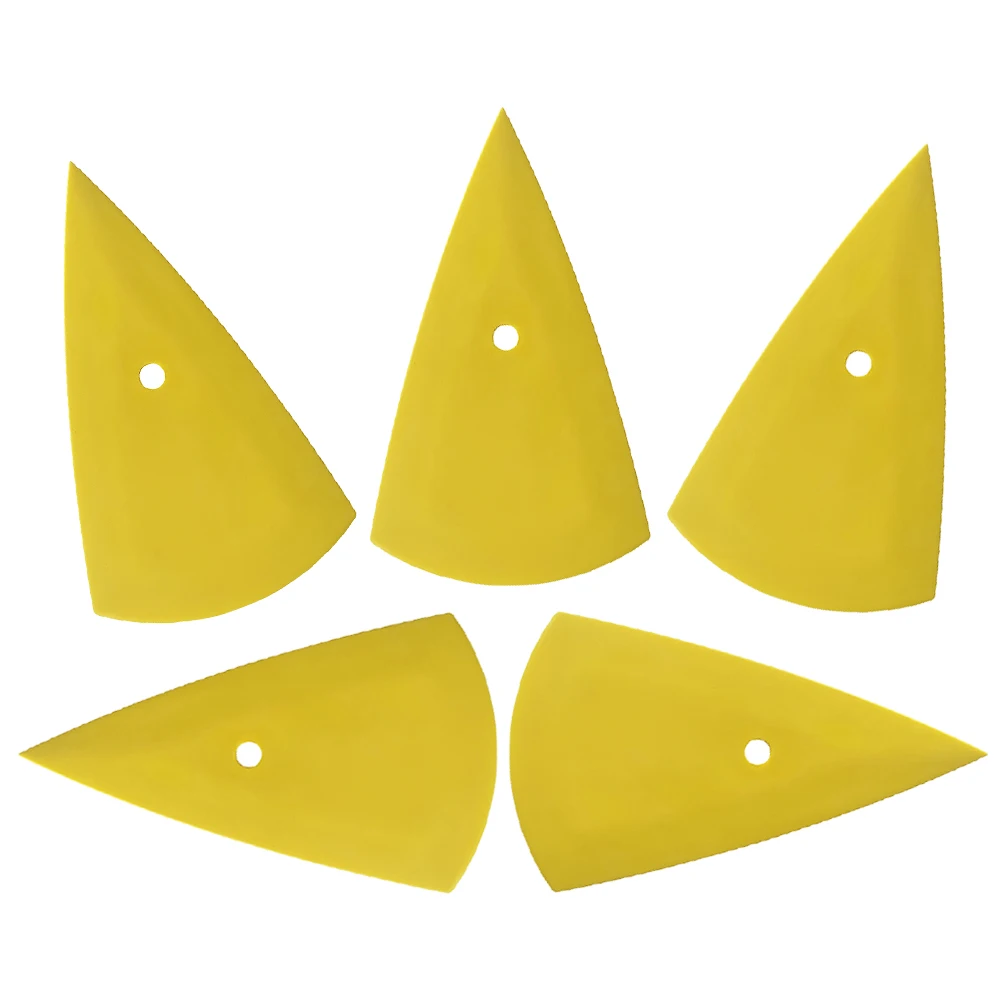 

CNGZSY 5 шт. автомобильный скребок для обертывания заостренный край контур ног виниловый скребок для окон тонировка Автомобильная наклейка Инструменты для установки фольги A13