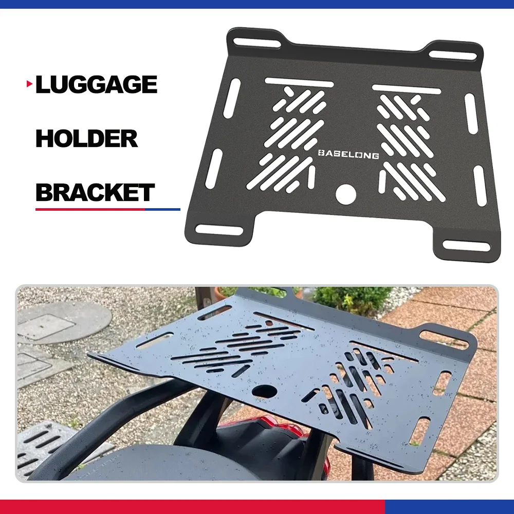 

Universal Motorcycle Trunk Frame Plate Bracket Rear Bag Luggage Support Shelf Case Holder For Mounting in luggage Tail Racks