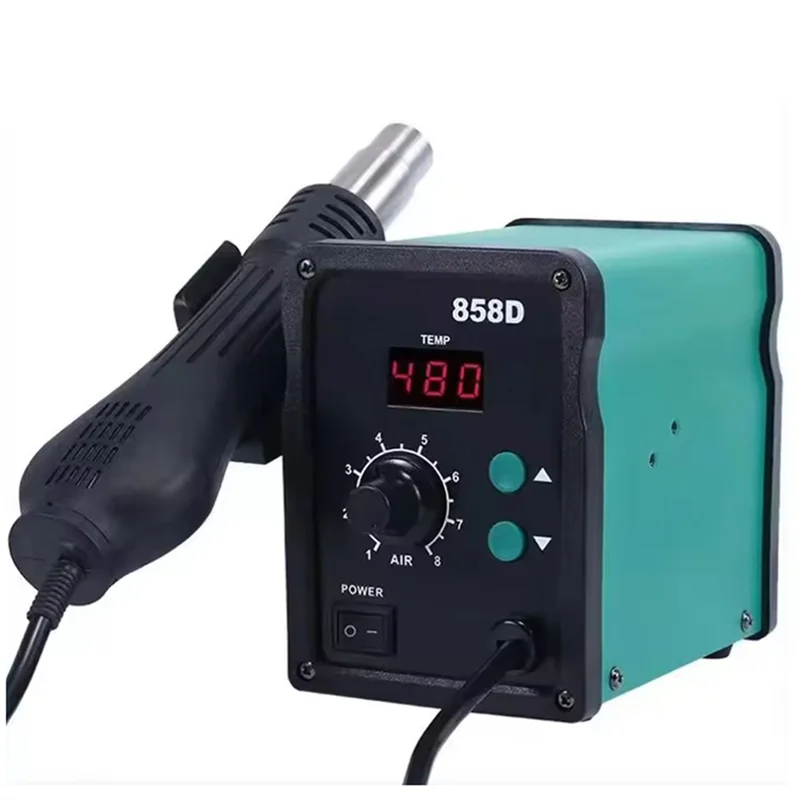 ABHB-Hot Air Soldering Station Welding Station Repair 700W 220V BGA Rework Station Heat LED Digital Display EU Plug