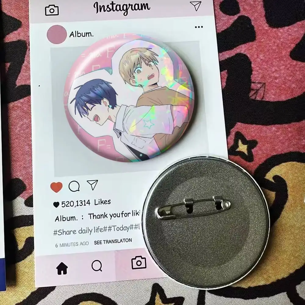Lustiges Manhwa One-Room TA Laser-Abzeichen, geeignet für Rucksäcke, Kleidung, Hüte, Dekoration, kreative Accessoires – Detail 19