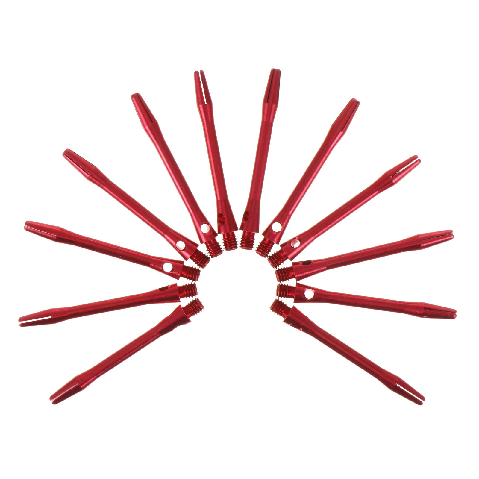 12pcs 2Ba Thread Stem 45Mm Aluminum Alloy Shaft For Dart Rod Replacement Compatible Standard Screw Metal Shaft