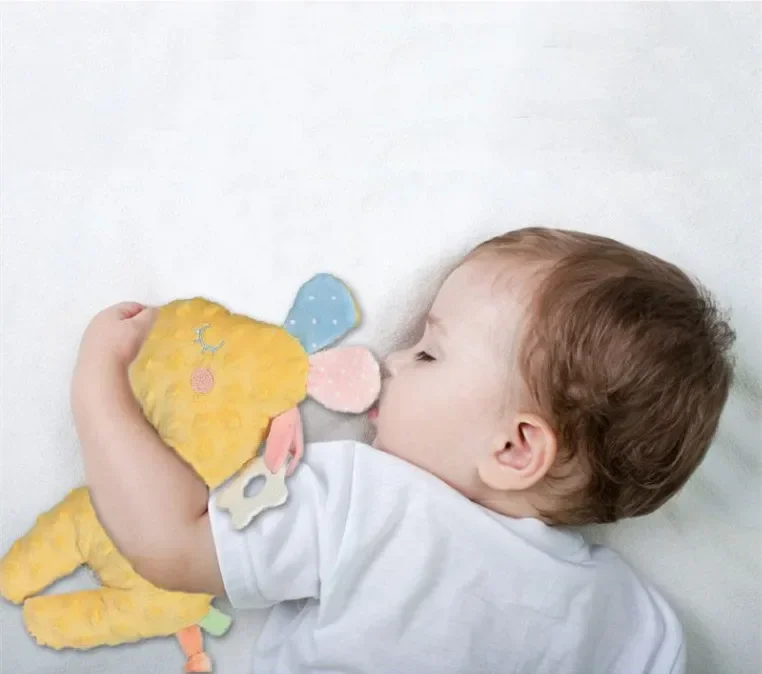 [Funny] Hippo Elephant crocodile Plush doll Toy Comforter soothing baby Toys Baby Stuffed Animals doll Christmas Gift For Kids