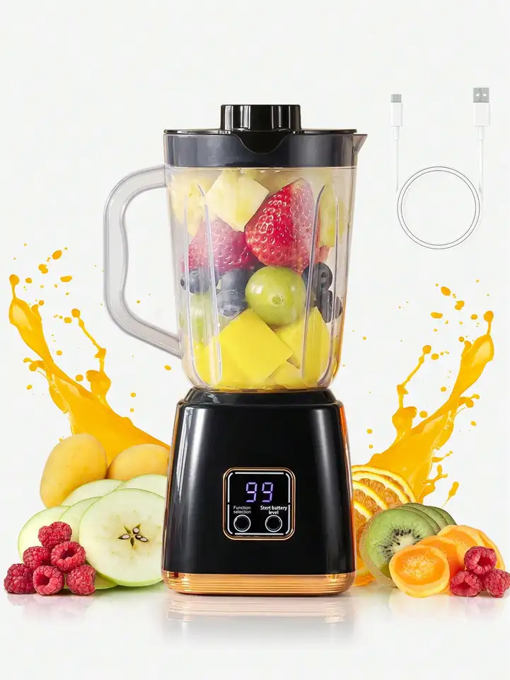 Portable USB Rechargeable Fruit Juicer Blender