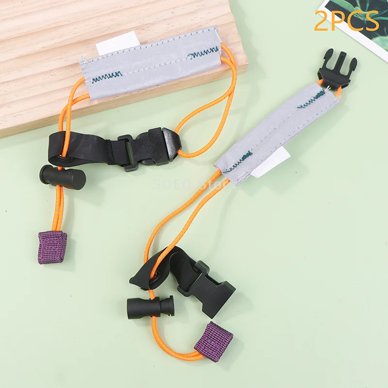 2PCS Night Riding Reflective Bicycle Riding Ties Elastic Trouser Leg Straps Night Riding Reflective Bicycle Riding Ties Elastic