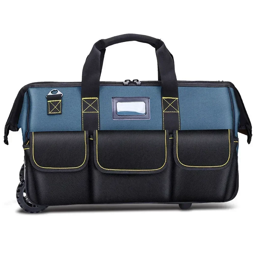 Pull Rod Tool Box Multifunctional Wear-resistant Portable Maintenance Thick Large Capacity Tool Kit Specific Durable with Wheel