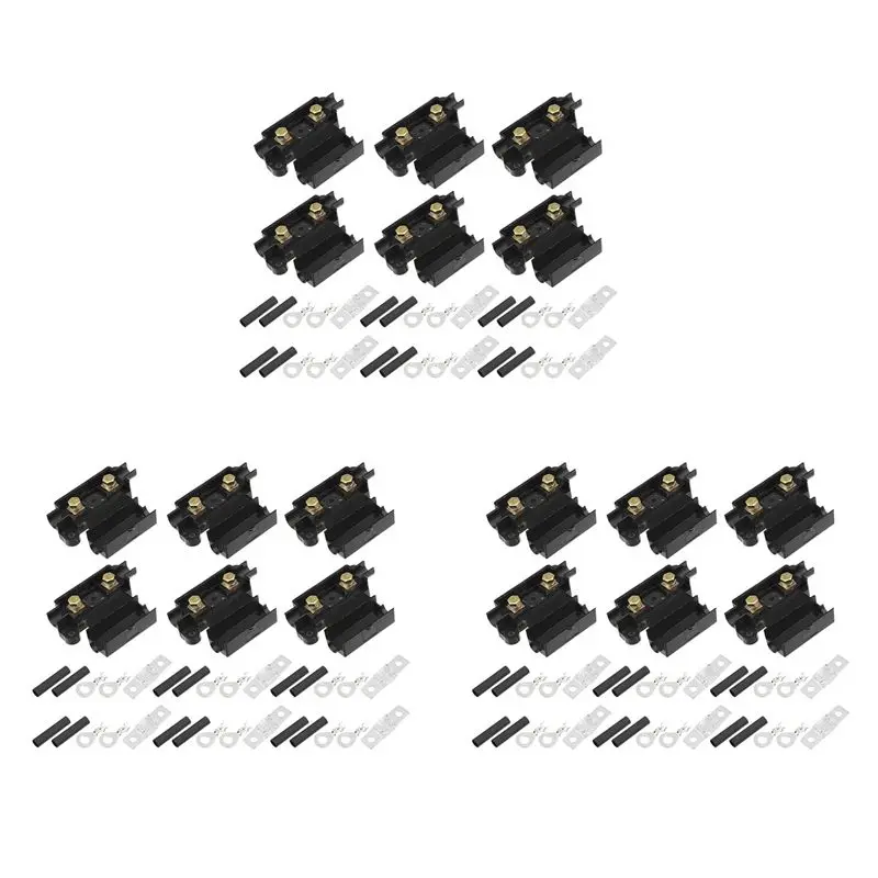

ANS Fuse Holder Kit For Dual Battery System, Fuse Holder, Tube Terminals, Pre Cut Heat Shrink Sleeving ,18 Set (80A)-X59A