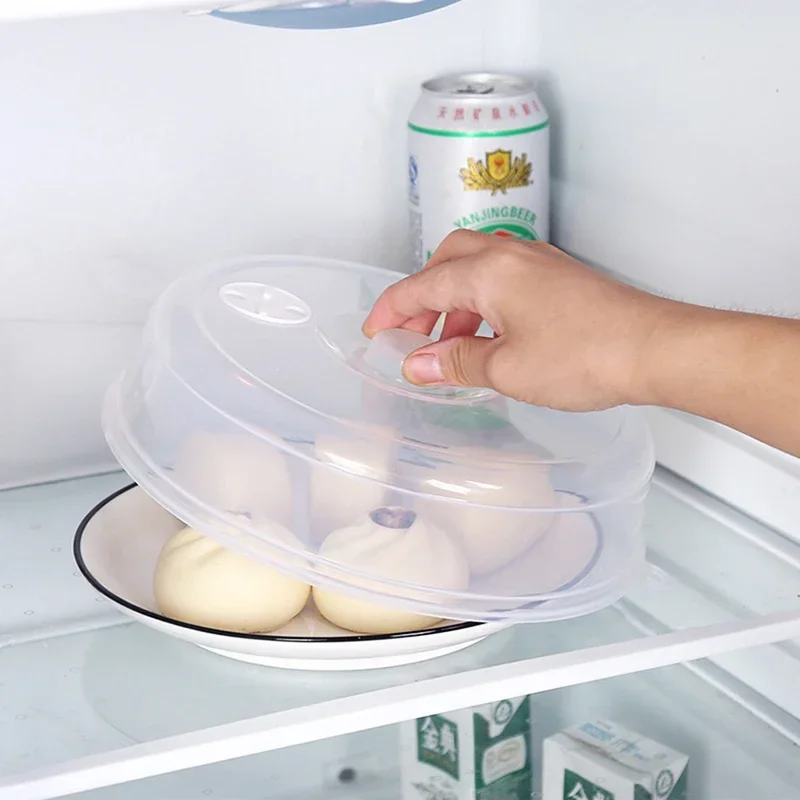 Tapa Grande Para Salpicaduras De Microondas Con Ventilación De Vapor, Disco De Sellado Apilable Para Cocina