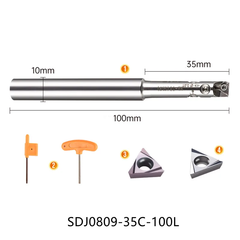 

SDJ0809-35C-100L Boring Cutter for CNC machine